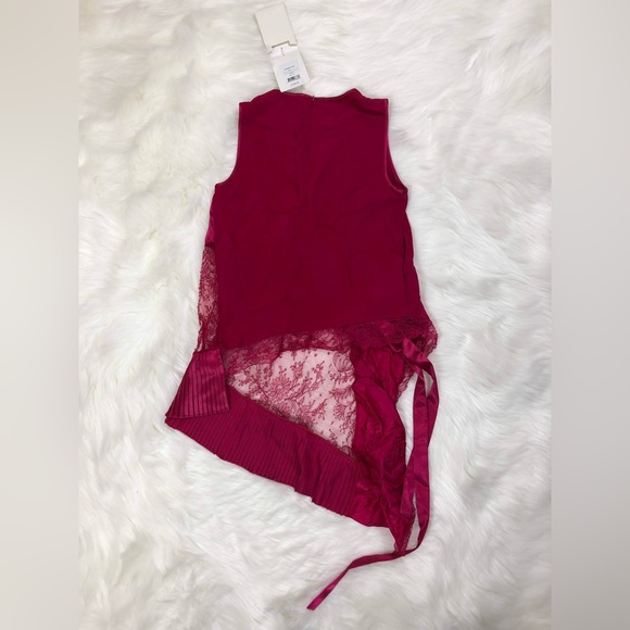 NWT Givenchy Lace Red Top - Picture 2 of 4